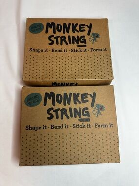 Monkey String Craft Kit - Brown Kraft Boxes - 2 Boxes.